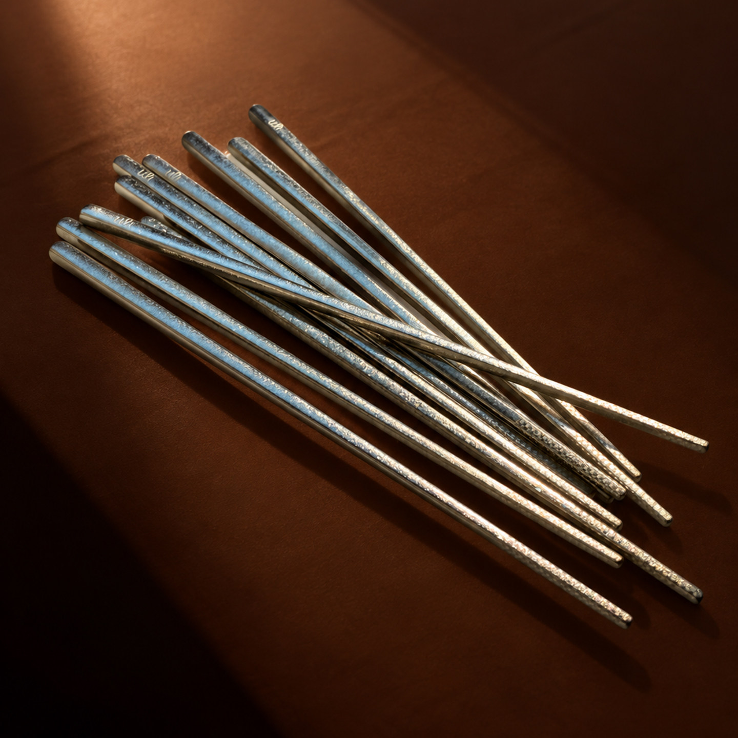 IMhouse晶曜高档轻奢防霉抗菌纯钛筷子 简约家用防滑餐厅酒店耐用