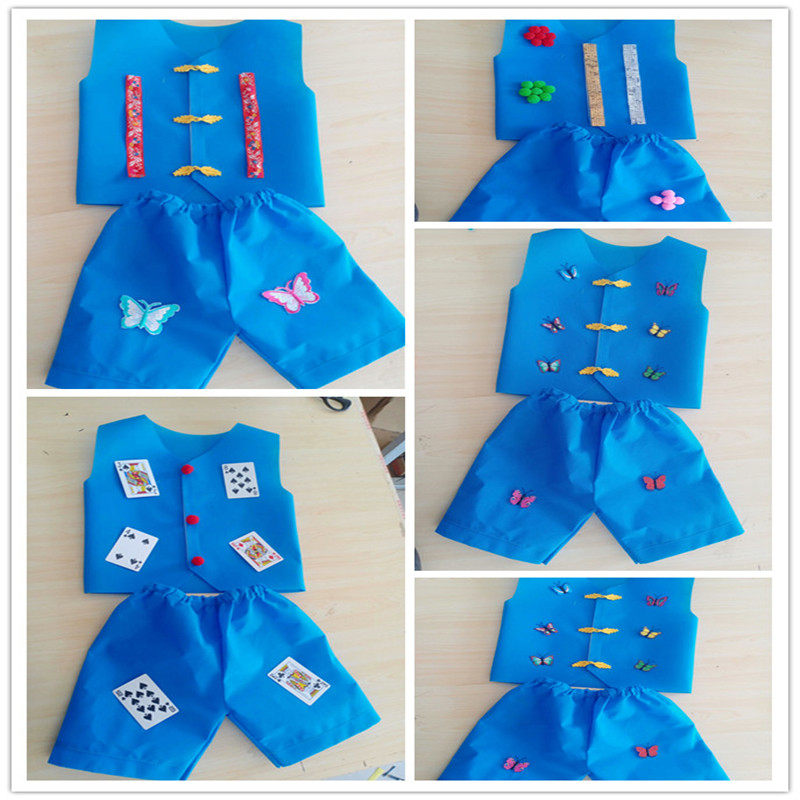 六一儿童环保服装塑料袋制作时装秀男童街舞幼儿园走秀演出服衣服