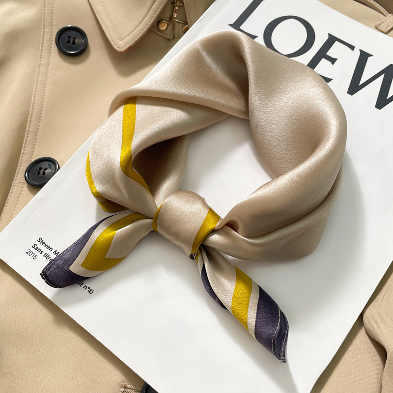 小方巾真丝丝绸53x53女春秋冬季