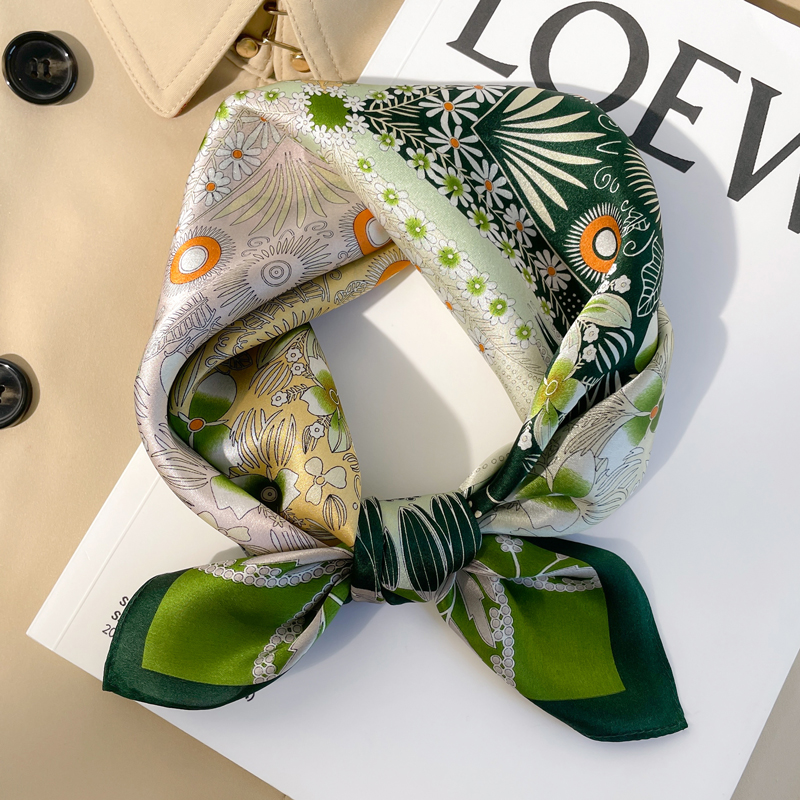 小方巾丝巾真丝53x53女春秋冬季