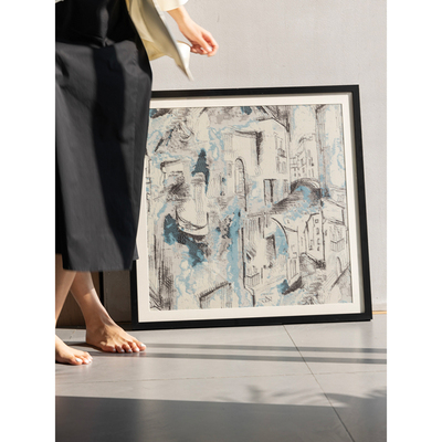 若奈手工定织水城幻梦刺绣装饰画