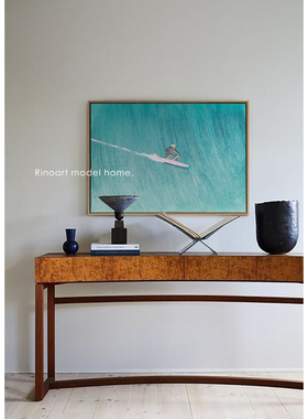 若奈挂画 Golsa ITALY系列《乘浪千里》3D立体手绘浮雕肌理油画