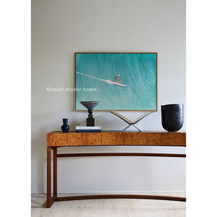 乘浪千里 ITALY系列 3D立体手绘浮雕肌理油画 Golsa 若奈挂画