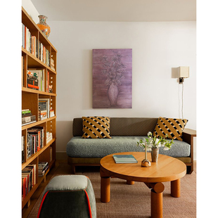 若奈 手绘菊花微浮雕当代艺术收藏镇宅主画 紫气无边