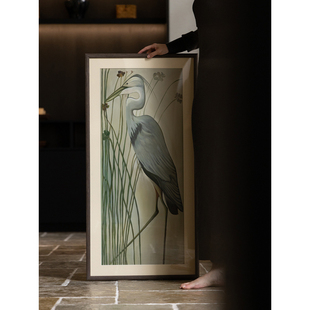 水墨油画 若奈 温哥华奇遇 幸运之鹭 南法客厅玄关主画 纯手绘