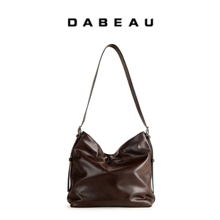 DABEAU2025新款 单肩通勤斜挎牛皮大容量托特包 Hobo包