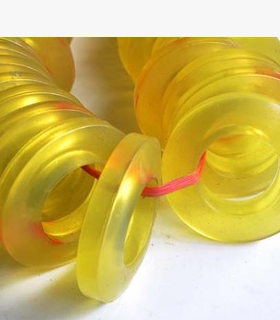 黄色半透弹性圈/PU缓冲垫/减震垫14*27 16*30 18*35 24*45 30*56