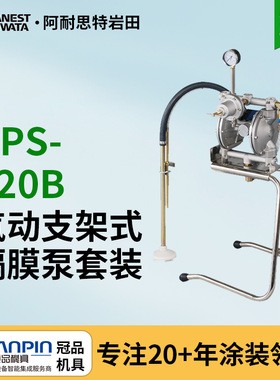 日本岩田气动双隔膜泵 DPS-120B原装喷漆泵 排液泵 气动隔膜泵