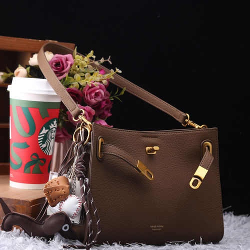 专柜正品真皮女包2025新款时尚大众通勤小方包女单肩斜挎手提包