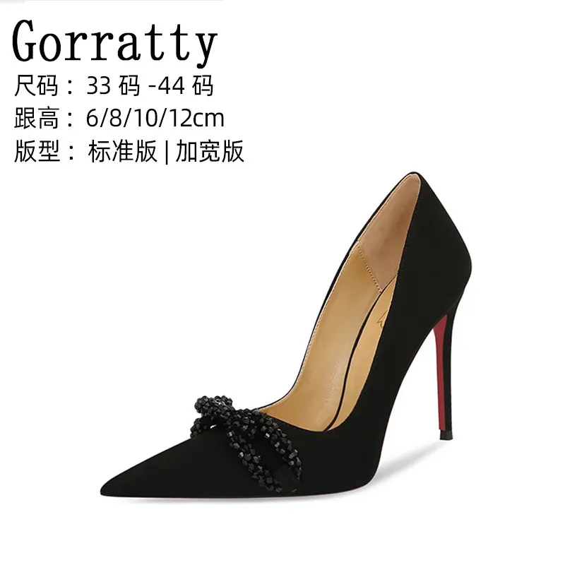 女士官方正品kate麻花扣粗跟增高性感超高跟单鞋大码真皮增高显瘦