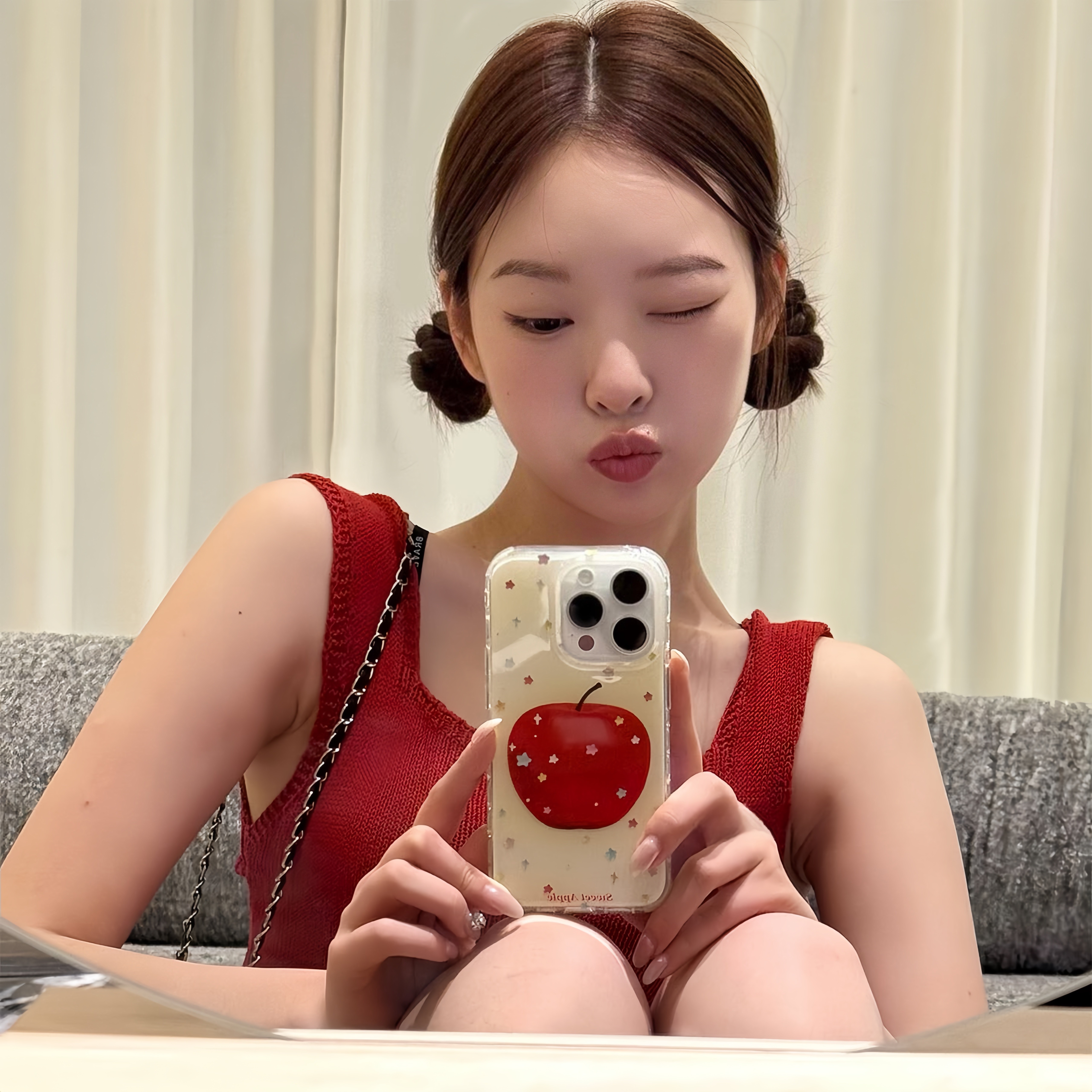 新款ins韩系少女心满屏彩色星星红苹果适用苹果17Promax创意小众16Pro小众15防摔手机壳14全包13女,3C数码配件,手机保护套/壳,淘宝优惠券,粉丝福利购,淘宝优惠卷