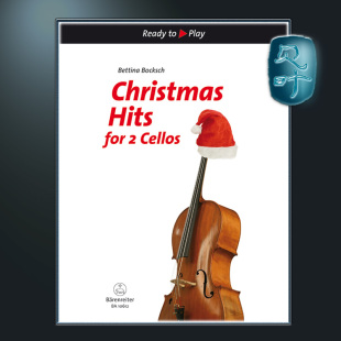 两支大提琴 Christmas Cellos 贝蒂娜 BA10612 圣诞热门曲集 for 骑熊士原版 Hits