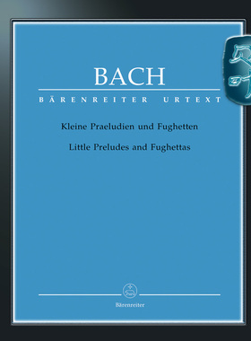 骑熊士原版 巴赫 小前奏曲与赋格 钢琴独奏 Bach Kleine Praeludien und Fughetten BA05238