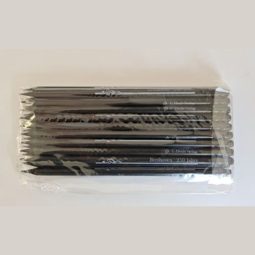 亨乐原版 纪念贝多芬诞辰250周年铅笔20支装 Henle Beethoven 250 jahre 20 pencils with eraser in a bag HN291039