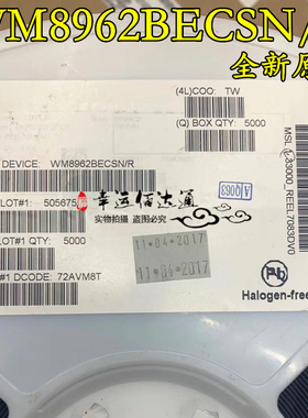 WM8962BECSN/R WM8962E 贴片WCSP-49 编解码器芯片 全新原装 现货