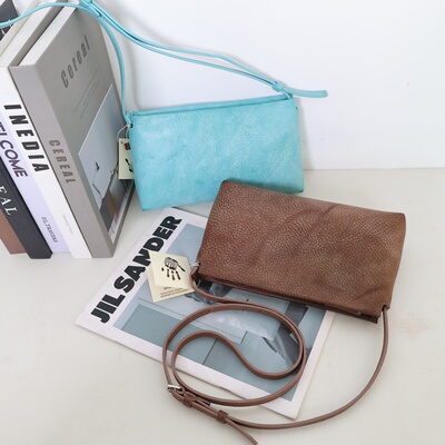 TR挎月麻将包意大利植鞣皮