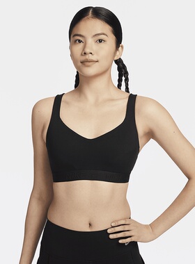 耐克/NIKE女子可调节低强度支撑速干衬垫运动内衣FD1063 FD1096
