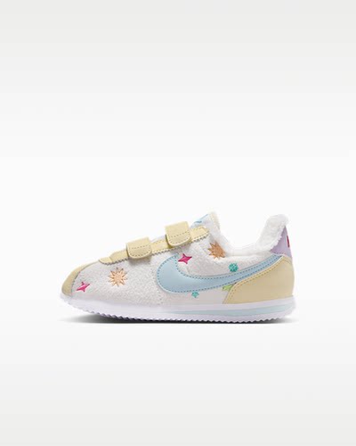 Nike/耐克2026秋款小童日常低帮魔术贴毛毛虫加绒休闲鞋IQ7668