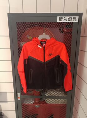 Nike/耐克新款大童运动连帽拉链防风经典夹克外套HQ8911-010