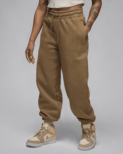 Nike耐克女生新款秋冬加厚加绒保暖宽松束脚休闲长裤子FB5114