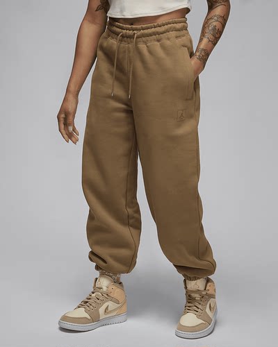 Nike耐克女生新款秋冬加厚加绒保暖宽松束脚休闲长裤子FB5114