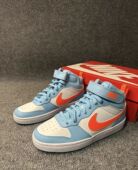 Nike CD7782 高帮板鞋 耐克COURT BOROUGH女子大童运动耐磨休闲