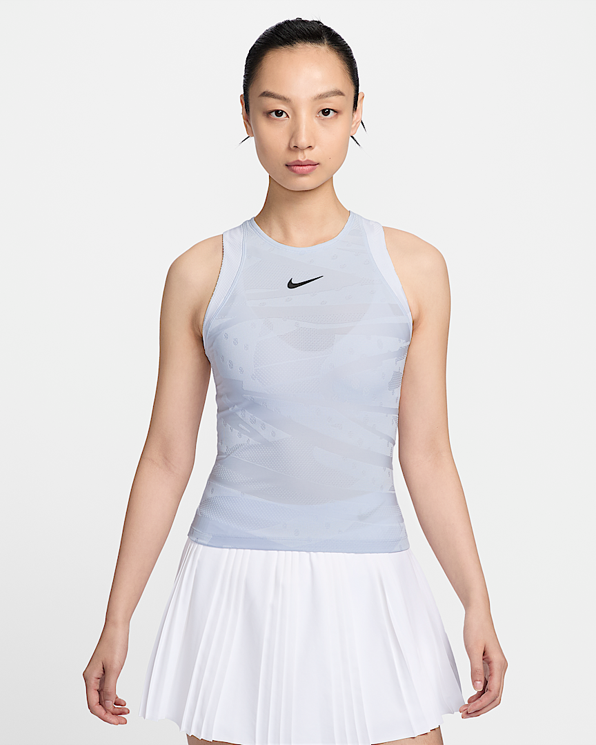 Nike耐克女子明星同款时尚舒适透气速干圆领无袖背心FZ6476-085