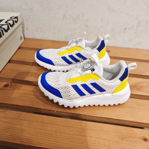 阿迪达斯儿童鞋春夏男女中大童BOA旋转按钮一脚蹬休闲鞋ID3376