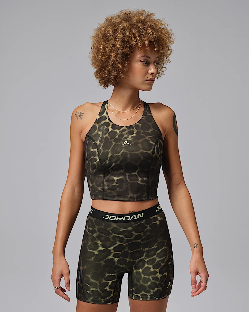 Nike/耐克JORDAN女士圆领套头透气经典紧身训练无袖背心IF3488