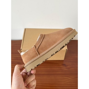 UGG河南桑坡丁大叔羊皮毛一体真皮羊毛雪地靴女冬季短筒短靴保暖