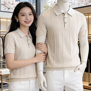 T恤百搭男装 高档简约针织短袖 hz665 潮流翻领半袖 时尚 Polo衫 男士