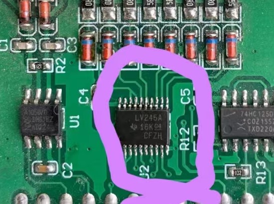 LV245A SN74LV245APWR  三态输出八路总线收发器IC芯片