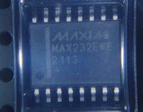 MAX232CWE 线路收发器驱动器IC芯片 SOP16脚