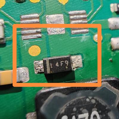 L4F9 L4F* 二极管 MBR140SFT1G 汽车电脑板肖特基二极管SOD123
