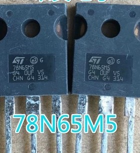 78N65M5 STW78N65M5 新能源充电机场效应电源管MOS管进口拆机测量