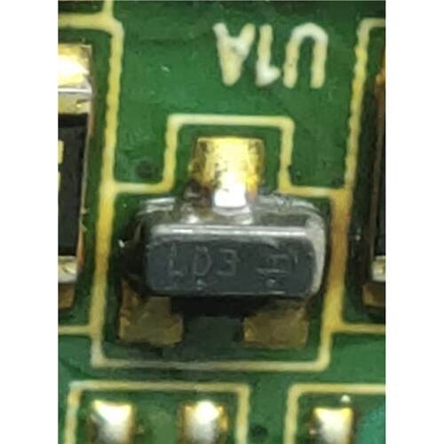 LD3 汽车电脑板贴片三极管  LBAT54SLT1G 全新进口 3脚