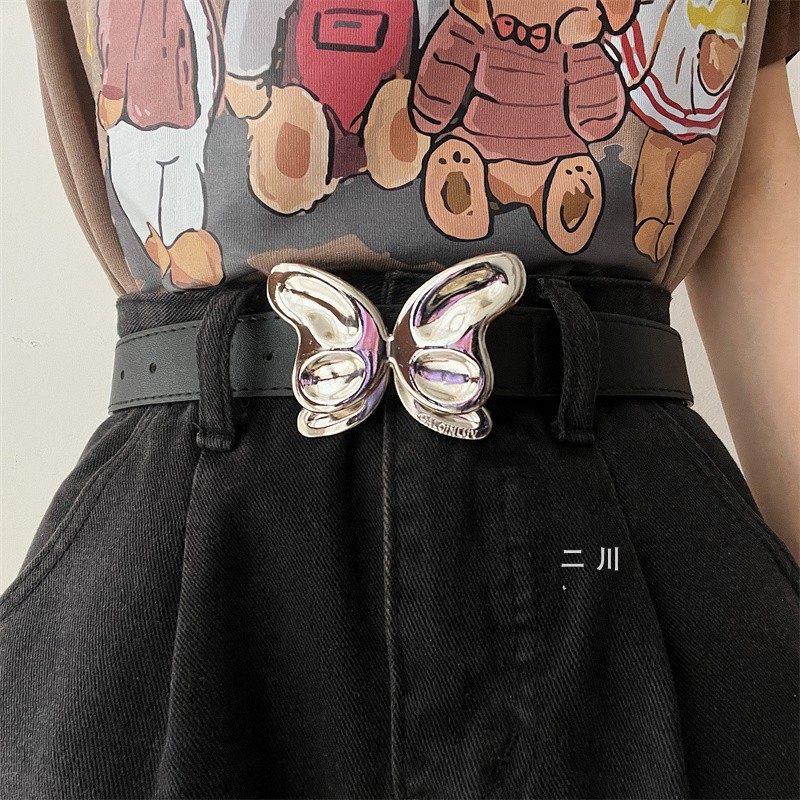 2025新款金属蝴蝶按扣皮带女款百搭复古裙子腰带女装饰牛仔裤裤带,服饰配件/皮带/帽子/围巾,腰带/皮带/腰链,淘宝优惠券,粉丝福利购,淘宝优惠卷