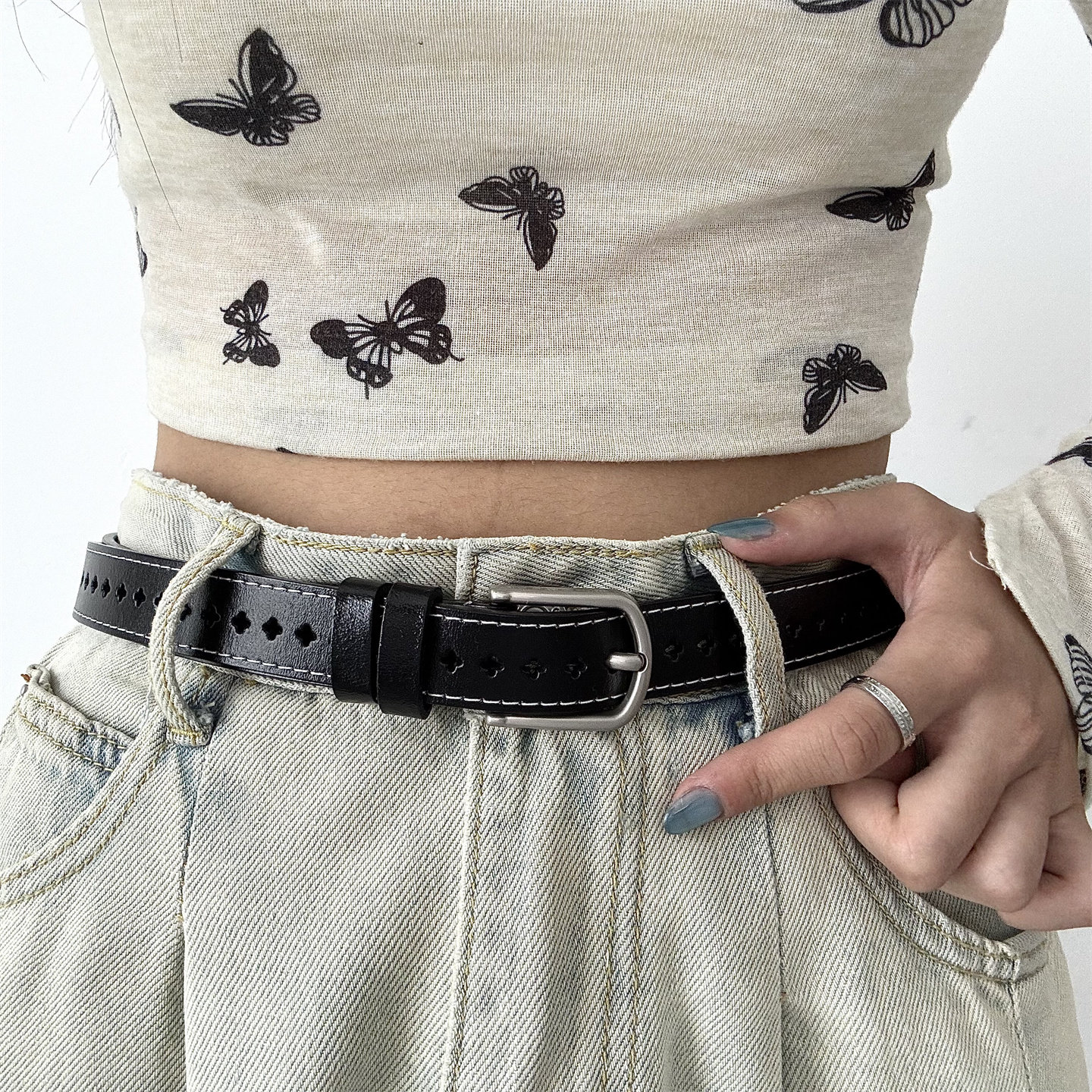 一条敲百搭的小皮带男全孔简约真皮腰带四季可用复古软皮女士裤带,服饰配件/皮带/帽子/围巾,腰带/皮带/腰链,淘宝优惠券,粉丝福利购,淘宝优惠卷