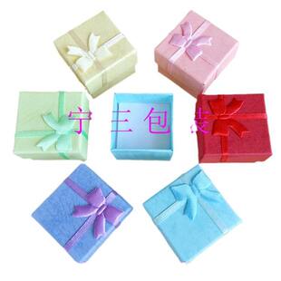 新款玫瑰花 戒指盒/耳钉盒/包装盒/饰品盒/首饰盒/纸盒/4*4*3 单