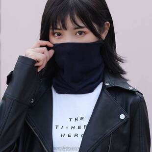 新款秋冬薄款羊绒围脖男女套头脖套韩版保暖羊毛护脖颈椎毛线围巾