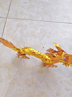 手工纸扎龙可烧祭祀金龙银龙黑龙红龙白龙绿龙龙王五爪龙可批发