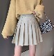 学院风毛呢百褶裙半身裙女秋冬a字高腰显瘦大码 jk短裙胖mm呢子裙