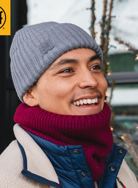 BUFF秋冬季针织套装帽子户外运动围脖保暖抓绒防寒防冻护耳帽防风