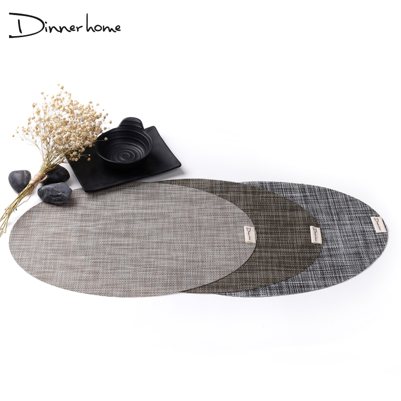 茶几垫桌垫日式PVC椭圆形餐垫