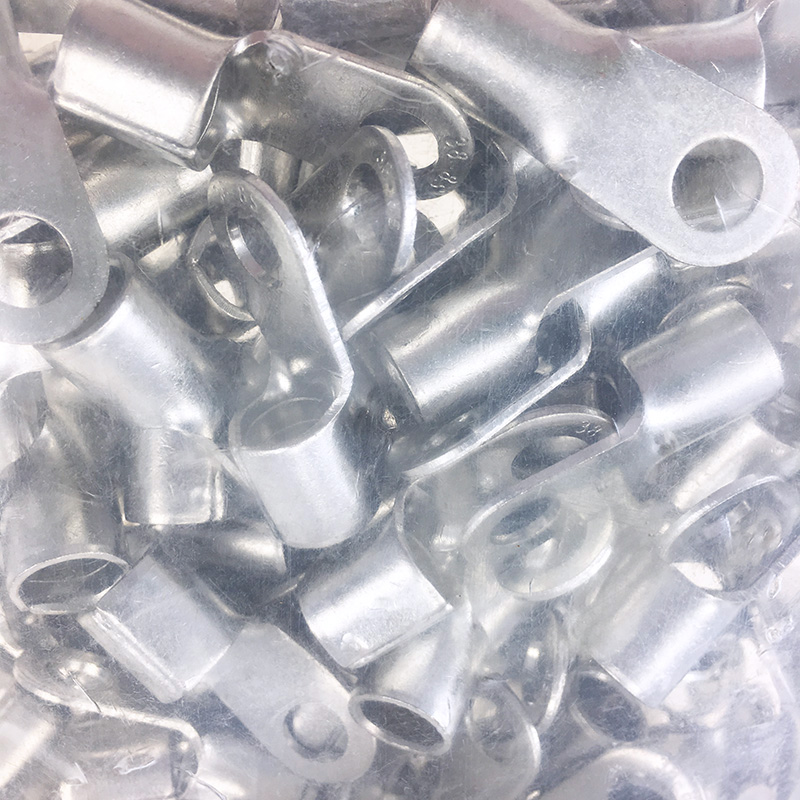 冷压圆形o型裸端头紫铜接线端子