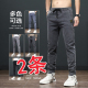 男士 2023宽松弹力休闲夏季 男裤 春季 长裤 松紧腰牛仔裤 春秋款 子 新款