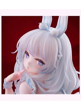 现货哔哩哔哩MIMEYOI 碧蓝航线 恶毒 懒懒的白兔Ver1/4手办