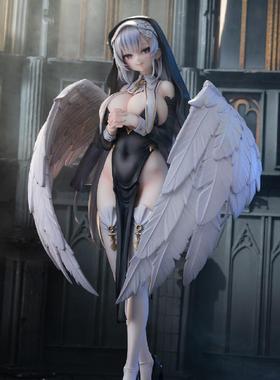 定金哔哩哔哩KAWA DESIGN Simao原画 天使修女 圣羽 1/6 比例手办