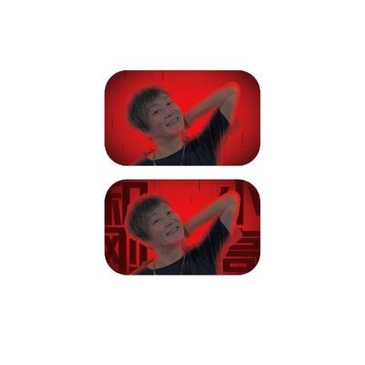 百日战纪小高和刚光栅方形徽章