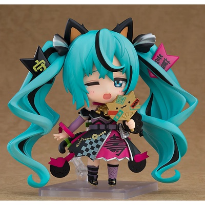 补款哔哩哔哩新品GSC 粘土人 VOCALOID 初音未来 黑招财MIKU手办